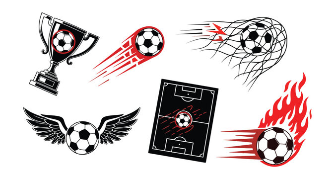 Seamless vector illustration pattern of skull and crossbones with fire combined with soccer football icons casino poker symbols cute panda heart and sport game design icons