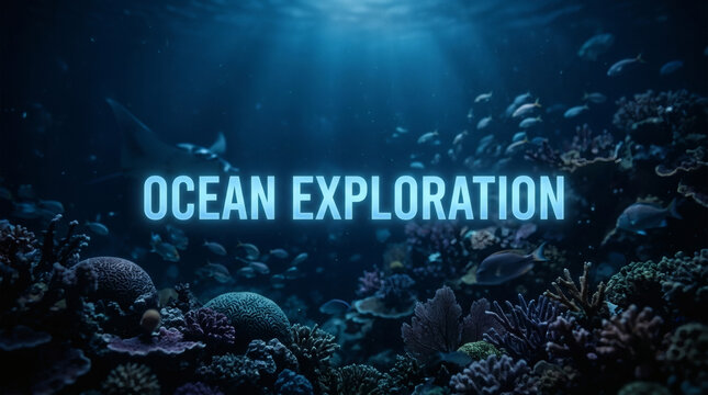 Ocean Exploration Diving Underwater Scene 1.