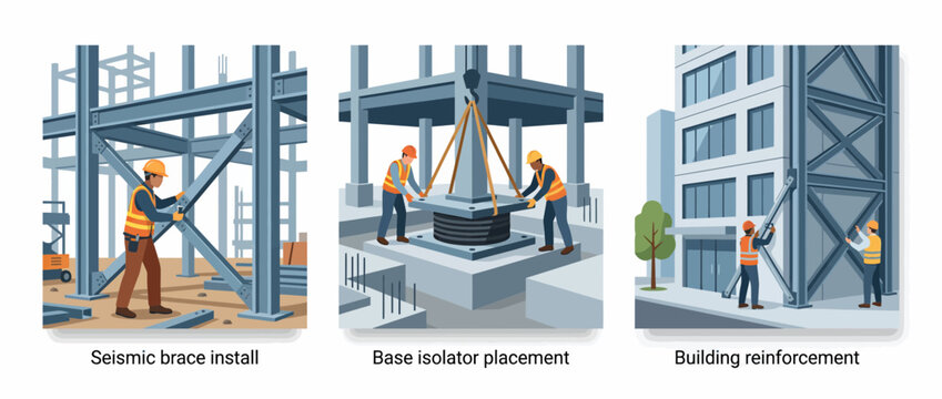 Structural Engineering and Seismic Retrofitting Construction Activities