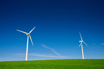 Fototapeta premium Windmills for renewable electrical energy production