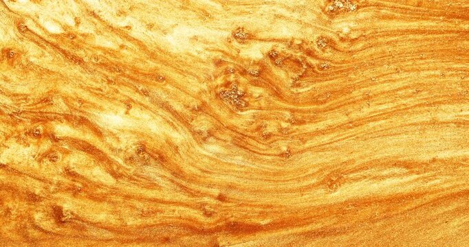 Martian Liquid Gold Landscape