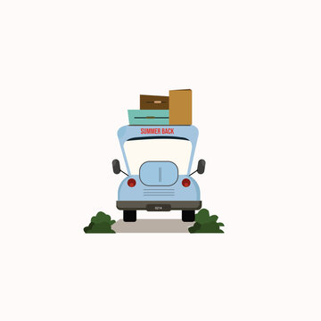 Summer Road Trip Illustration