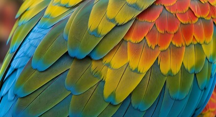 Obraz premium Close-up of colorful butterfly wings with intricate patterns