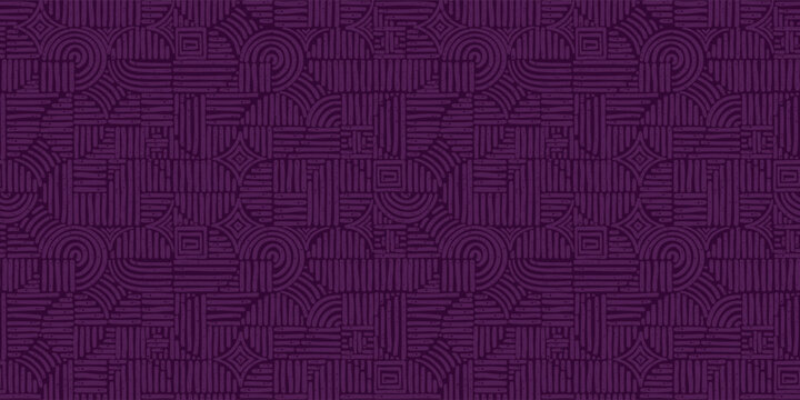Hand drawn abstract seamless pattern, geometric background, simple style - great for textiles, banners, wallpapers, wrapping - vector design