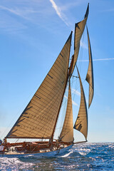 Sailing yacht race. Yachting. Sailing. Regatta   © Alvov