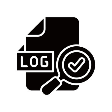 Log Analysis glyph icon