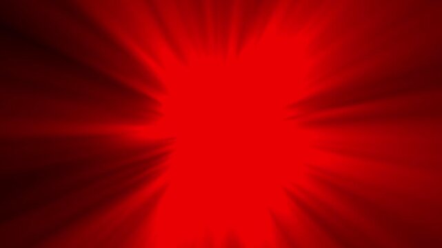 Abstract red light rays pulsating on dark background loopable footage suitable for various concepts.