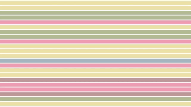 Background with parallel horizontal colored lines animated illustration