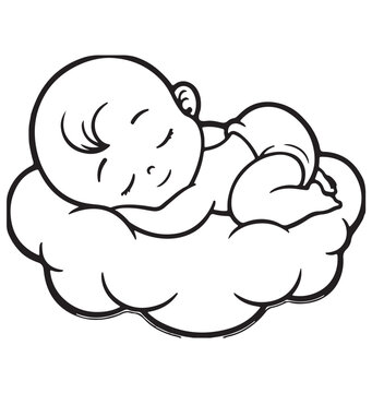 New norn baby sleeping