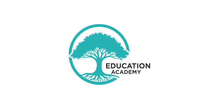 Tree of Knowledge Education Academy Logo Design.