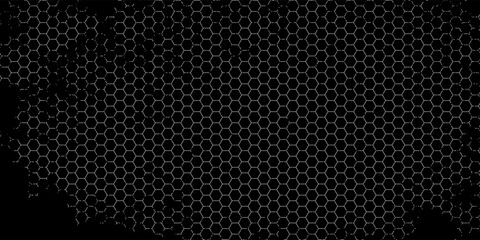 Black wired mesh texture isolated on white background. Metallic or fabric fence, cage or lattice structure. © Hendra