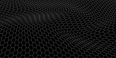 Black wired mesh texture isolated on white background. Metallic or fabric fence, cage or lattice structure. © Hendra