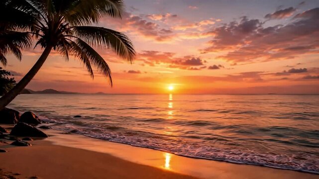 Tropical Sunset Ocean Loop