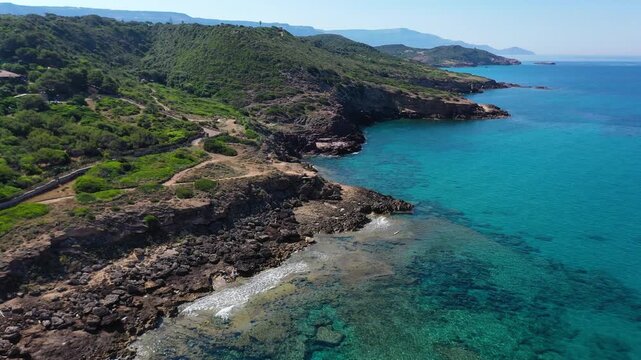 Coastal landscape of Sardinia island