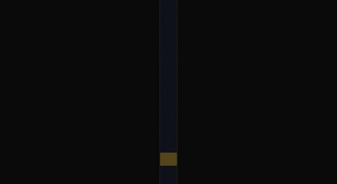 Minimalist vertical loading bar animation, gold progress indicator on dark background, sleek motion graphic for website interface and video transitions