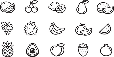 Obraz premium Colorful abstract icon set design with geometric shapes and vibrant hues