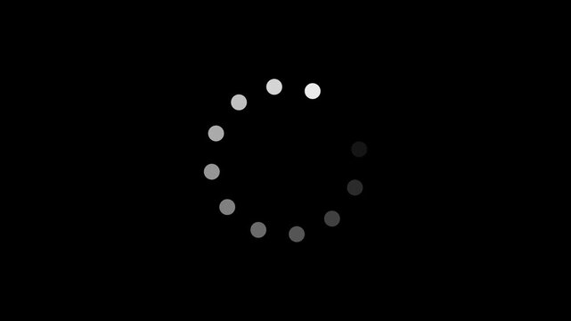 File #: weatherboarding bar line progress loop Animation video transparent background with alpha channel. animated circle loading background video icon