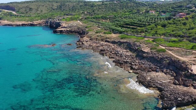 Coastal landscape of Sardinia island
