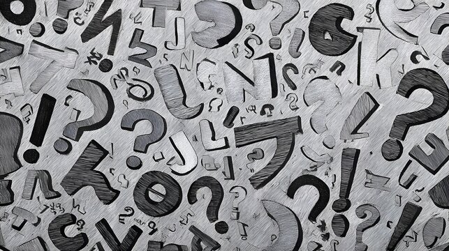 question mark background