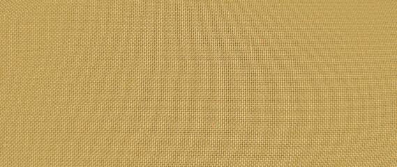 Fototapeta premium Mustard yellow linen fabric texture, golden woven textile background, natural fiber cloth material for interior design and fashion upholstery
