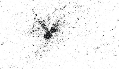 Fototapeta premium Organic ink splatters vector texture