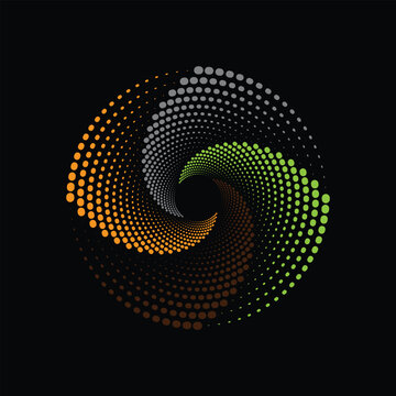 abstract background with spiral