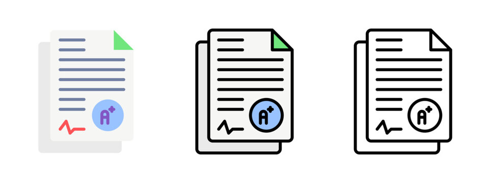 Educational Test Exam Qualification Score Assessment Learning Icon