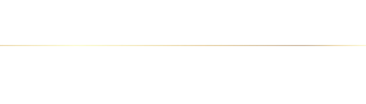 Thin golden line on transparent background