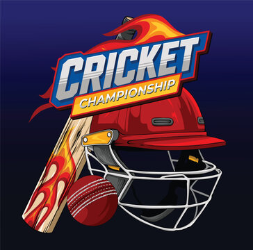 Cricket Logo Emblem