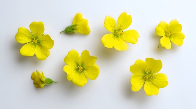 yellow flowers on a white