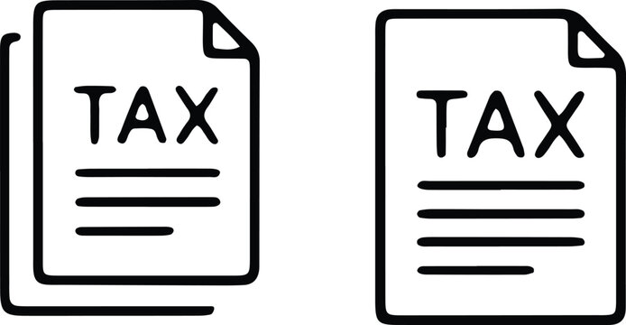 Tax documents and forms for financial reporting and compliance  tax season preparation and filing