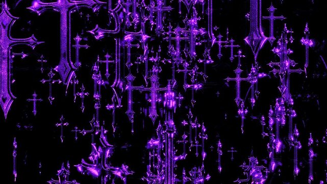 Cyber Occult Ritual 4K VJ Loop