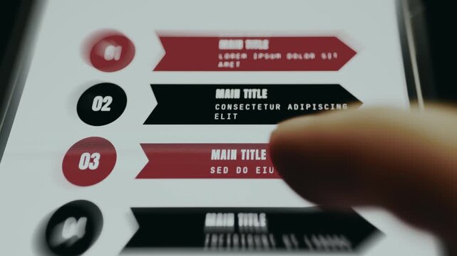 Two-tone chart template designed for presentations
