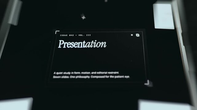 Slide creation and editing tool