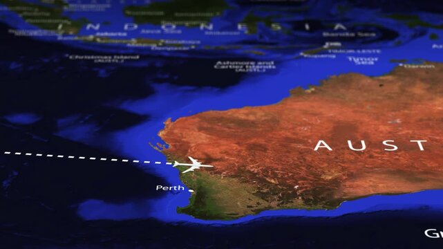 Flight From Antananarivo MADAGASCAR to Sydney AUSTRALIA with flag pins