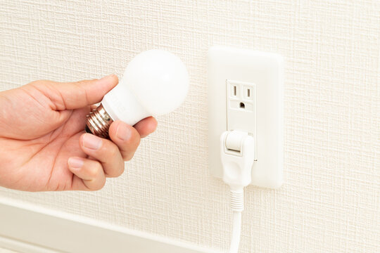 コンセントと電球