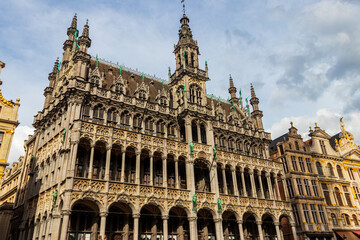 Obraz premium Maison du Roi (King's House or Bread house) in the Grote Markt (Grand Place) in Brussels, Belgium