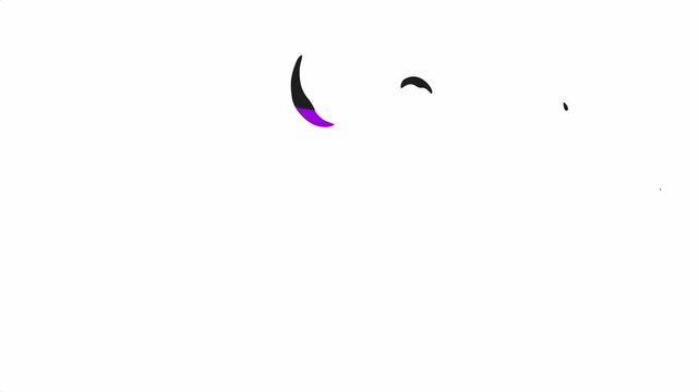 Abstract fluid motion 2d with alpha channel