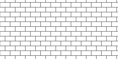 Obraz premium Urban brick structure masorny abstract pavement floor and wall white structure brick wall row wallpaper texture design.