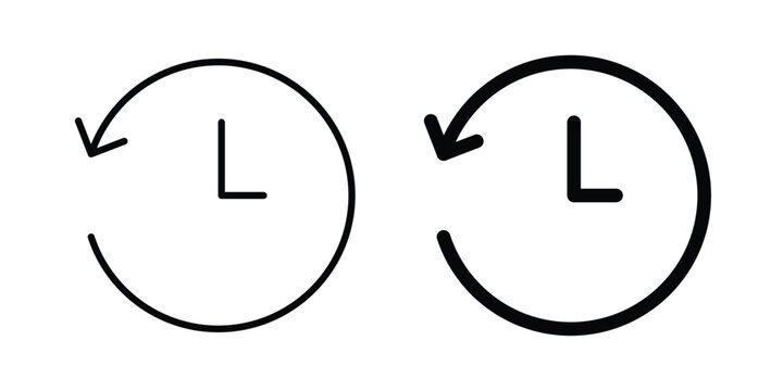 Account history icon vector Illustration, Solid and stroke Style Icon