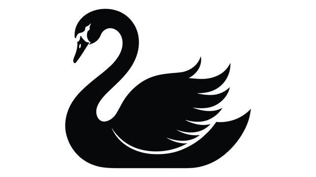 Black silhouette of a horse head facing left with flowing mane and tail