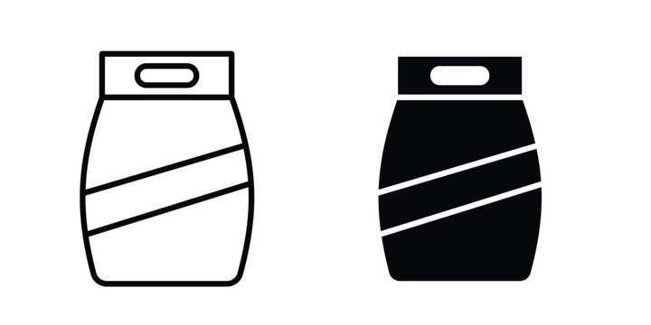 Laundry detergent vector Illustration, Solid and stroke Style Iconicon vector Illustration, Solid and stroke Style Icon