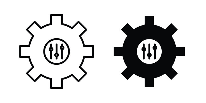 Mass customization icon vector Illustration, Solid and stroke Style Icon