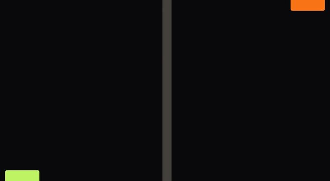 Minimalist retro pong game animation with moving paddles and ball animation