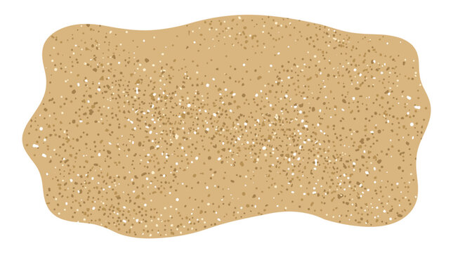 Closeup of a textured sandy surface with small grains and particles