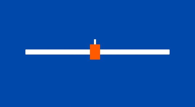 Minimalist slider animation ui for digital interface animation