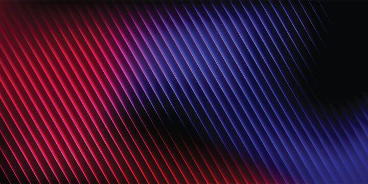 High speed motion blur effect with glowing parallel diagonal lines on dark surface for technology background illustration