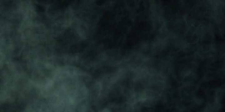 Smoke. Cloud of cold fog in blue light spot on black background. Abstract white smoke in slow motion. Light, white, fog, cloud, abstract, smoke, black, background, 4k, ice smoke cloud. Floating fog.