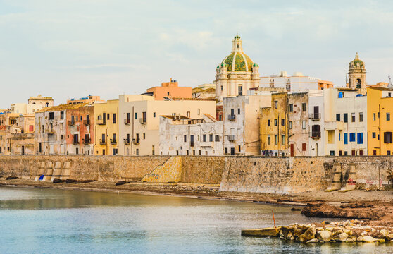Trapani panoramic view, Sicily, Italy	