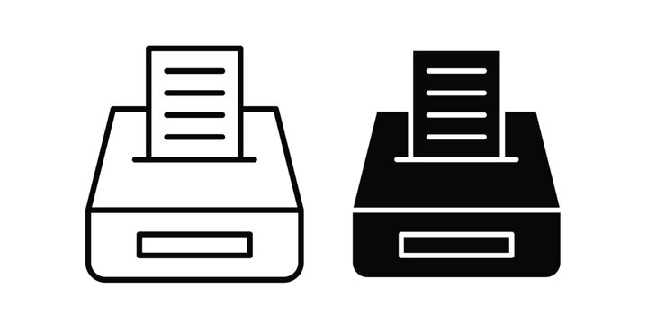 Complaint box icon solid Design. Line icons for web